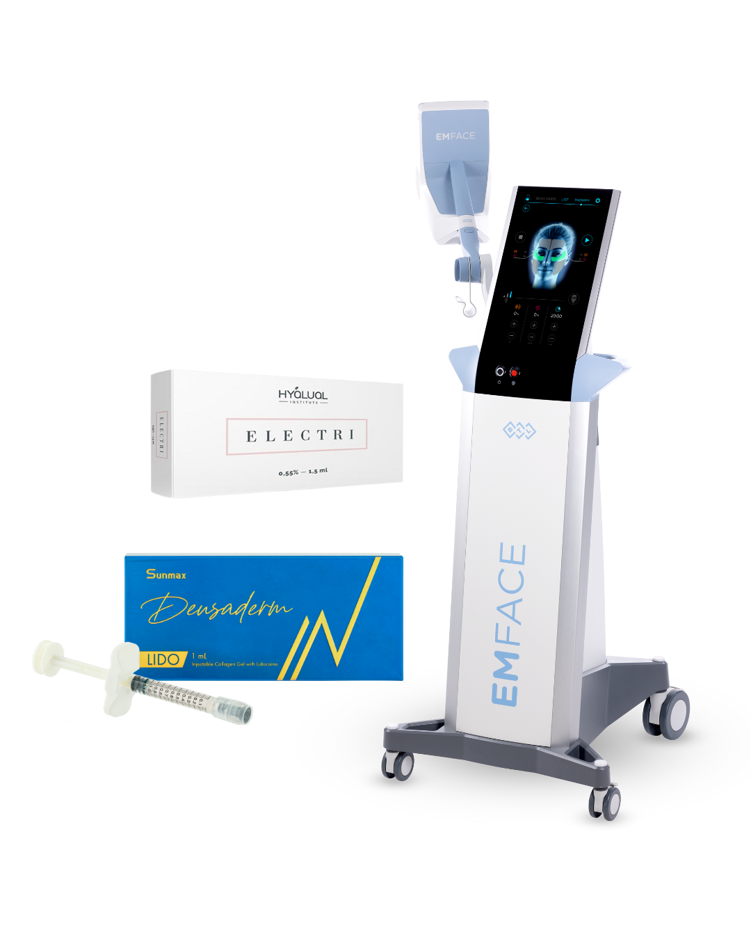 Emface EYE vs Deusaderm vs Electri 